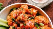 Air Fryer Buffalo Cauliflower Bites Air Fryer Buffalo Cauliflower Bites
