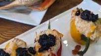 Snow Crab Apps with A Wild Blueberry Compote Snow Crab Apps with A Wild Blueberry Compote