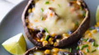 Enchilada-Stuffed Grilled Portobello Mushrooms Enchilada-Stuffed Grilled Portobello Mushrooms