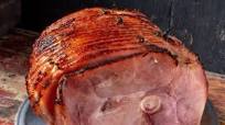 Air Fryer Ham with Honey Brown Sugar Glaze Air Fryer Ham with Honey Brown Sugar Glaze