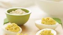 Hummus Deviled Eggs Hummus Deviled Eggs