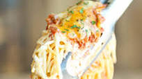Baked Cream Cheese Spaghetti Baked Cream Cheese Spaghetti