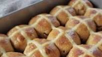 Sourdough Hot Cross Buns with Kamut Wheat Sourdough Hot Cross Buns with Kamut Wheat