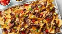 Slow-Cooker Beef Barbacoa Nachos with Queso Slow-Cooker Beef Barbacoa Nachos with Queso