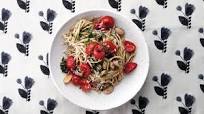 Herbed Spaghetti with Tomatoes and White Beans Herbed Spaghetti with Tomatoes and White Beans