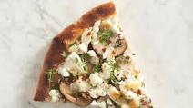 Mushroom Pizza With Goat Cheese Mushroom Pizza With Goat Cheese