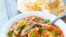 Beef & Barley Stew : Slow Cooker or Instant Pot Beef & Barley Stew : Slow Cooker or Instant Pot