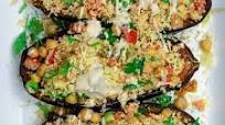 Easy Mediterranean Stuffed Eggplant Recipe (Vegetarian) Easy Mediterranean Stuffed Eggplant Recipe (Vegetarian)