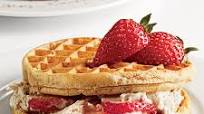 Strawberry Cream Cheese Waffle Sandwiches Strawberry Cream Cheese Waffle Sandwiches