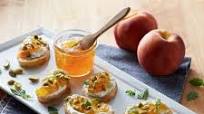 Goat Cheese and Peach Crostini Goat Cheese and Peach Crostini