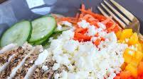 Greek Chicken & Cauliflower Rice Bowl Greek Chicken & Cauliflower Rice Bowl