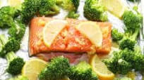 Sheet Pan Lemon Garlic Salmon With Broccoli Sheet Pan Lemon Garlic Salmon With Broccoli