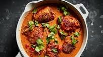 One-Pot Braised Chicken With Coconut Milk, Tomato and Ginger One-Pot Braised Chicken With Coconut Milk, Tomato and Ginger