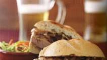 Pork chop sandwich with grilled Vidalia onions Pork chop sandwich with grilled Vidalia onions