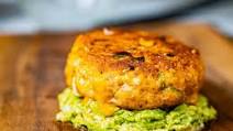 Jalapeno Cheddar Salmon Burger Jalapeno Cheddar Salmon Burger