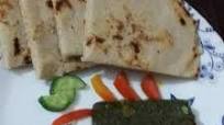 Sarsoon ka saag with chawal ki rotti Sarsoon ka saag with chawal ki rotti