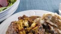 Chestnut Burrs (stuffing stuffed meatballs) with Mushroom Gravy Chestnut Burrs (stuffing stuffed meatballs) with Mushroom Gravy