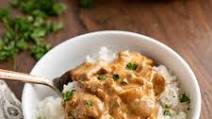 Creamy Mushroom Stroganoff Creamy Mushroom Stroganoff