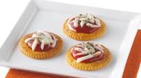 Cracker Pizza Snacks Cracker Pizza Snacks
