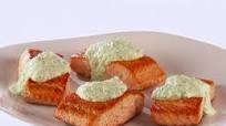 Pan-Fried Salmon with Green Goddess Tzatziki Pan-Fried Salmon with Green Goddess Tzatziki