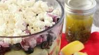 Layered Greek Salad Layered Greek Salad