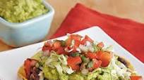 Veggie Tostadas with Black Beans and Easy Guacamole Veggie Tostadas with Black Beans and Easy Guacamole