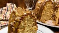 Brown Sugar Pound Cake with Butter Pecan Glaze Brown Sugar Pound Cake with Butter Pecan Glaze