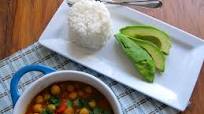 Garbanzos con Paticas de Cerdo (Chick Peas with Pork Feet Stew) Garbanzos con Paticas de Cerdo (Chick Peas with Pork Feet Stew)