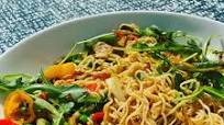 Veggie Stir Fry with Tainan Noodles Veggie Stir Fry with Tainan Noodles