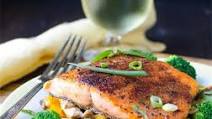 Spiced Pan-Seared Salmon Spiced Pan-Seared Salmon