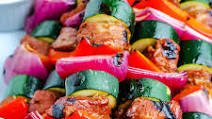 Grilled Pork Kabobs Grilled Pork Kabobs