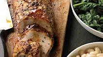 Roast Pork Loin Recipe, Porchetta-Style With Lemony White Beans Roast Pork Loin Recipe, Porchetta-Style With Lemony White Beans