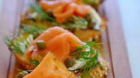 Smoked Salmon Dill and Capers Appetizer Smoked Salmon Dill and Capers Appetizer