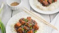 Low-FODMAP Sesame Glazed Tofu; Gluten-free, Vegan Low-FODMAP Sesame Glazed Tofu; Gluten-free, Vegan