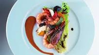 Mediterranean King Prawns with Sautéed Vegetables and a Crispy Salad Mediterranean King Prawns with Sautéed Vegetables and a Crispy Salad