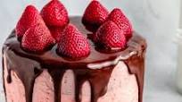 Inside Out Chocolate Covered Strawberry Cake Inside Out Chocolate Covered Strawberry Cake