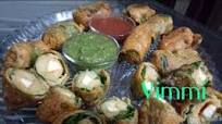 Spinach Paneer Rolls Spinach Paneer Rolls