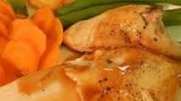 Roast Lemon Butter Chicken in a Clay Pot. Roast Lemon Butter Chicken in a Clay Pot.