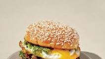 Burger with Salsa Verde Burger with Salsa Verde