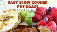 Easy Slow Cooker Pot Roast Easy Slow Cooker Pot Roast