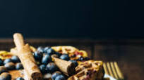 Pumpkin-Spice Blueberry Waffles Pumpkin-Spice Blueberry Waffles