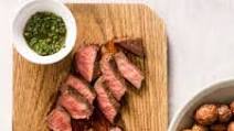 Air-Fryer Flank Steak with Roasted Potatoes and Chimichurri Air-Fryer Flank Steak with Roasted Potatoes and Chimichurri