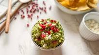 Healthy Guacamole With Pomegranate Seeds Recipe Healthy Guacamole With Pomegranate Seeds Recipe