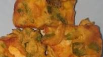 Palak paneer pakoras Palak paneer pakoras
