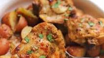 Slow cooker Chicken thighs and potatoes Slow cooker Chicken thighs and potatoes
