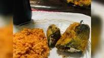 Chiles rellenos de carne molida con queso Philadelphia Chiles rellenos de carne molida con queso Philadelphia