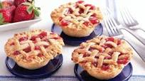 Mini Strawberry Rhubarb Lattice Pies Mini Strawberry Rhubarb Lattice Pies