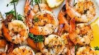 Garlic Herb Grilled Shrimp Skewers Garlic Herb Grilled Shrimp Skewers