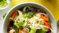 Asian Long Noodle Soup