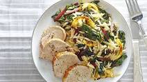 Pork Tenderloin with Roasted-Lemon Orzo Pork Tenderloin with Roasted-Lemon Orzo